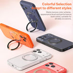 ヴィーガンレザーマグネットスマホケース360度回転スタンド付き、iPhone 17 Pro Max用、iPhone 17 Pro用、iPhone 17用