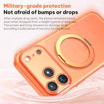 ヴィーガンレザーマグネットスマホケース360度回転スタンド付き、iPhone 17 Pro Max用、iPhone 17 Pro用、iPhone 17用