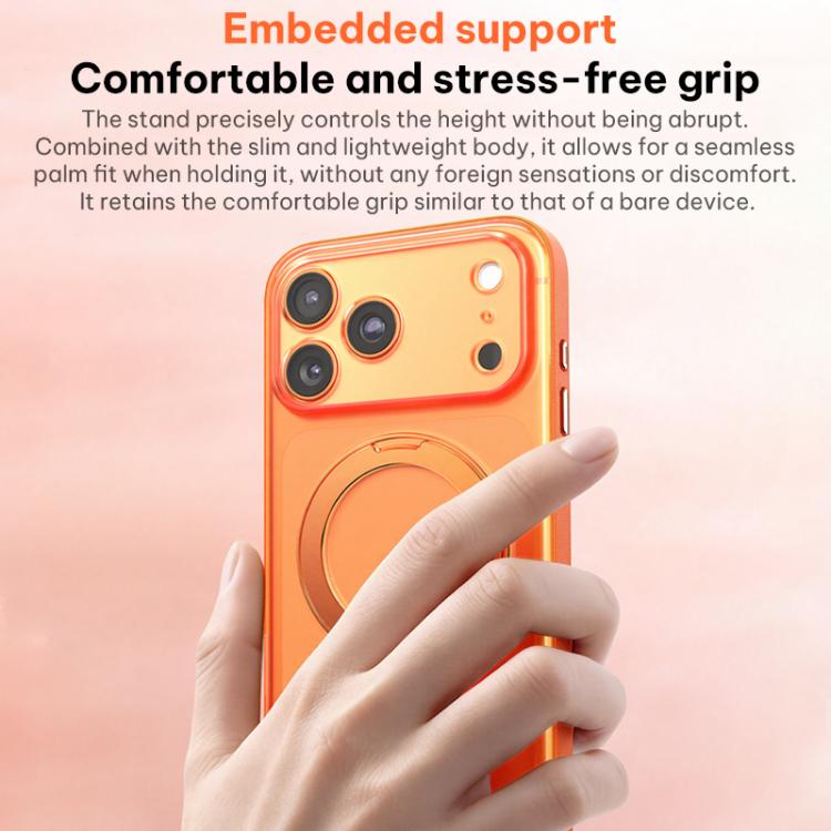 ヴィーガンレザーマグネットスマホケース360度回転スタンド付き、iPhone 17 Pro Max用、iPhone 17 Pro用、iPhone 17用