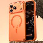 ヴィーガンレザーマグネットスマホケース、iPhone 17 Pro Max用、iPhone 17 Pro用、iPhone 17用