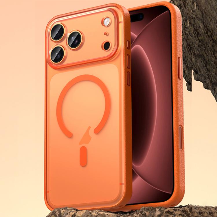ヴィーガンレザーマグネットスマホケース、iPhone 17 Pro Max用、iPhone 17 Pro用、iPhone 17用