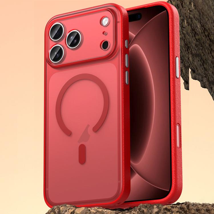 ヴィーガンレザーマグネットスマホケース、iPhone 17 Pro Max用、iPhone 17 Pro用、iPhone 17用