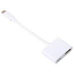 USB-C/Type-C to HDMI+USB-C/Type-C 4K/60HZ Digital AV Adapter, Type-C 4K/60HZ