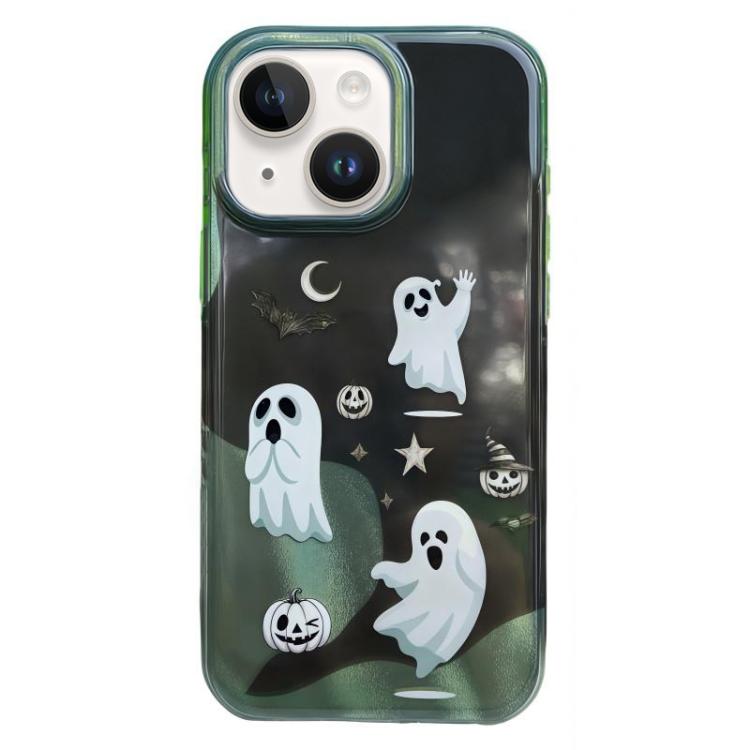 ラウンドエッジIMDパターンTPUスマホケース、iPhone 15 Pro Max用、iPhone 15 Pro用、iPhone 15用