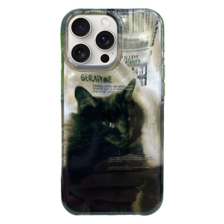 ラウンドエッジIMDパターンTPUスマホケース、iPhone 14用、iPhone 14 Pro用、iPhone 14 Pro Max用