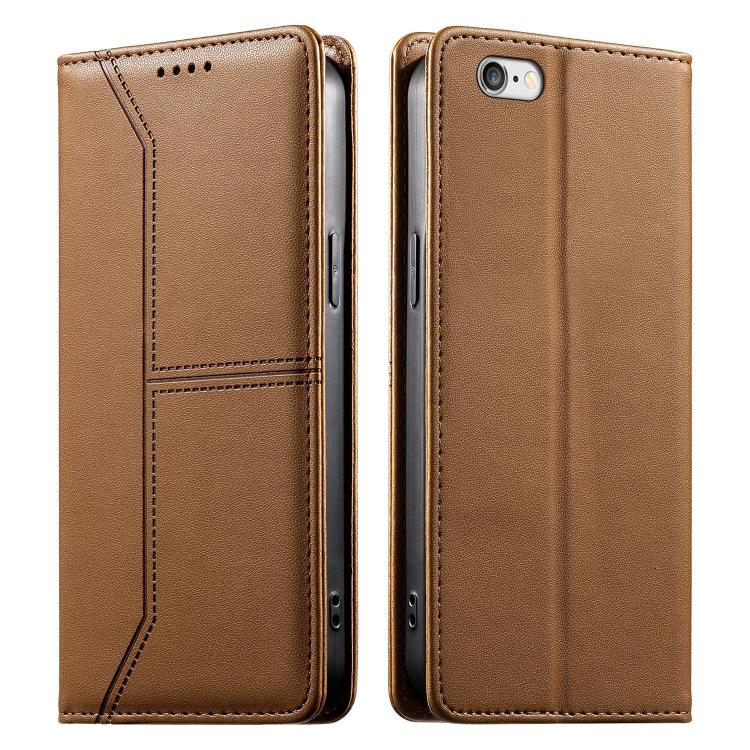 ステッチライン マグネット式 RFID ヴィーガンレザー製スマホケース、iPhone X / XS用、iPhone XR用、iPhone XS Max用、iPhone 8 Plus / 7 Plus用
