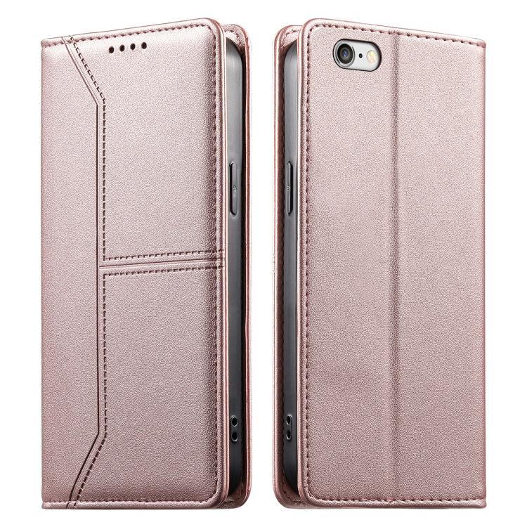 ステッチライン マグネット式 RFID ヴィーガンレザー製スマホケース、iPhone X / XS用、iPhone XR用、iPhone XS Max用、iPhone 8 Plus / 7 Plus用