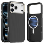 Mocome 無地マグネット衝撃吸収スマホケース、iPhone 17 Pro Max用、iPhone 17 Pro用