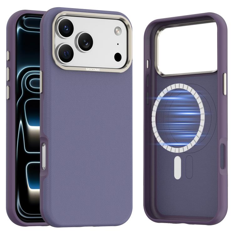 Mocome 無地マグネット衝撃吸収スマホケース、iPhone 17 Pro Max用、iPhone 17 Pro用
