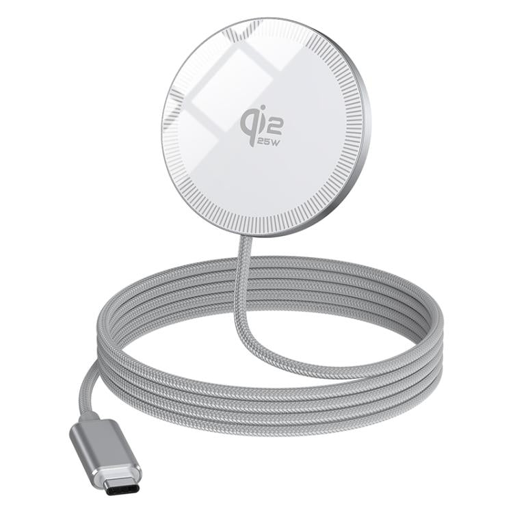 QI2 25W USB-C / Type-C インターフェース ポータブル磁気ワイヤレス充電器