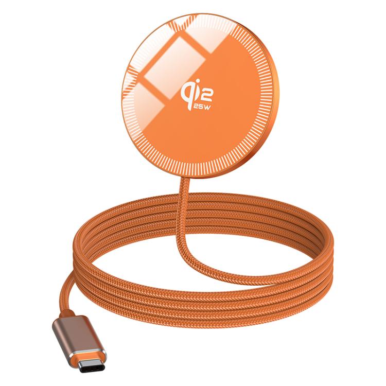 QI2 25W USB-C / Type-C インターフェース ポータブル磁気ワイヤレス充電器