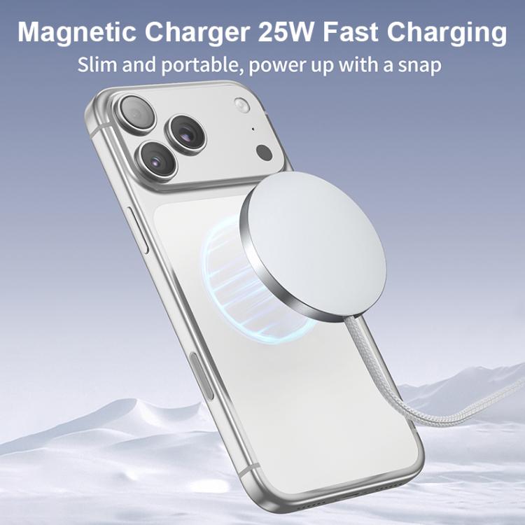 QI2 25W USB-C / Type-C インターフェース ポータブル磁気ワイヤレス充電器