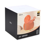 ZGA WX08 多機能Bluetoothスピーカー 15W ワイヤレス電話・時計充電器、WX08