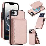 レトロフェイクレザー着脱式スプリングカードバッグマグネットRFIDスマホケース、iPhone 17e / 16e用、iPhone 17 Pro Max用、iPhone 17 Pro用、iPhone 15 Plus用、iPhone 15用、iPhone 14 Plus用、iPhone 14 / 13用、iPhone 12 / 12 Pro用
