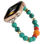 チベットビーズブレスレットウォッチバンド、Apple Watch 46mm / 49mm / 45mm / 44mm用、Apple Watch 42mm / 41mm / 40mm / 38mm用