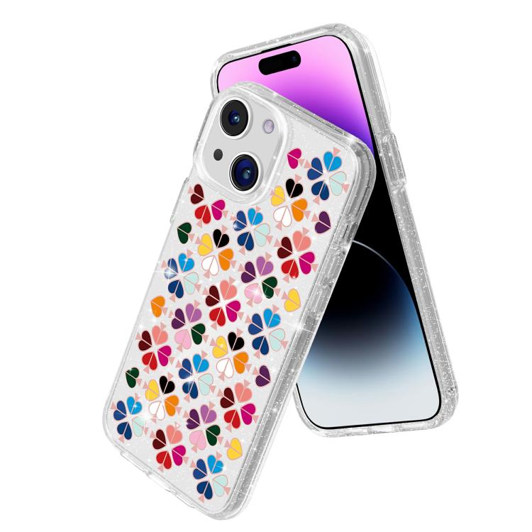 キラキラクリスタル赤いハート柄スマホケース、iPhone 15用、iPhone 14 Plus用、iPhone 14用、iPhone 14 Pro用、iPhone 14 Pro Max用、iPhone 13 Pro Max用、iPhone 13 Pro用、iPhone 13用