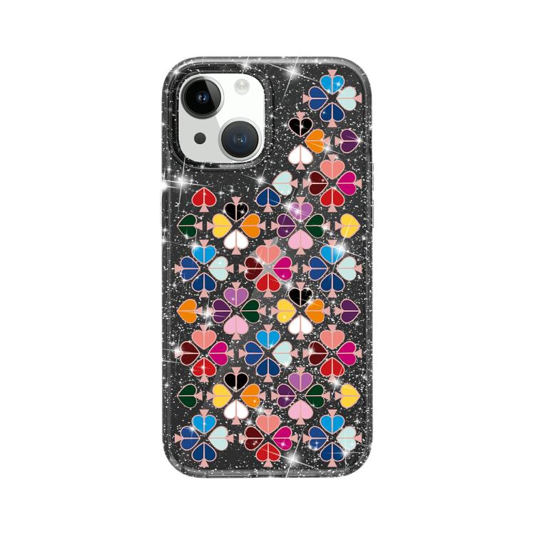 キラキラクリスタル赤いハート柄スマホケース、iPhone 15用、iPhone 14 Plus用、iPhone 14用、iPhone 14 Pro用、iPhone 14 Pro Max用、iPhone 13 Pro Max用、iPhone 13 Pro用、iPhone 13用