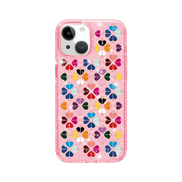 キラキラクリスタル赤いハート柄スマホケース、iPhone 15用、iPhone 14 Plus用、iPhone 14用、iPhone 14 Pro用、iPhone 14 Pro Max用、iPhone 13 Pro Max用、iPhone 13 Pro用、iPhone 13用