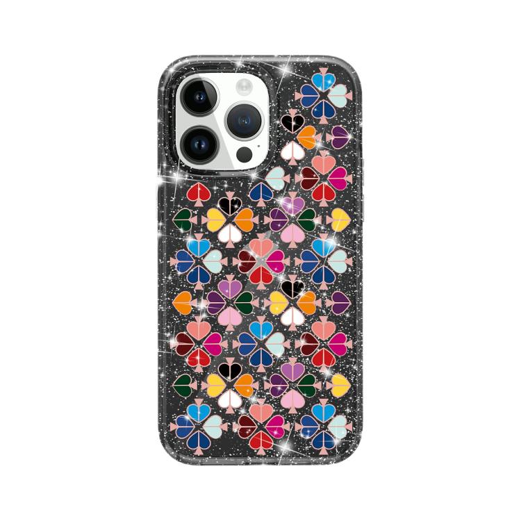 キラキラクリスタル赤いハート柄スマホケース、iPhone 15用、iPhone 14 Plus用、iPhone 14用、iPhone 14 Pro用、iPhone 14 Pro Max用、iPhone 13 Pro Max用、iPhone 13 Pro用、iPhone 13用