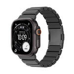 マグネットクラスプワンビーズシリコンチタン合金ウォッチバンド、Apple Watch 46mm / 49mm / 45mm / 44mm用、Apple Watch 42mm / 41mm / 40mm / 38mm用