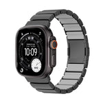 マグネットクラスプワンビーズシリコンチタン合金ウォッチバンド、Apple Watch 46mm / 49mm / 45mm / 44mm用、Apple Watch 42mm / 41mm / 40mm / 38mm用