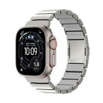 マグネットクラスプワンビーズシリコンチタン合金ウォッチバンド、Apple Watch 46mm / 49mm / 45mm / 44mm用、Apple Watch 42mm / 41mm / 40mm / 38mm用