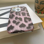Leopard Print Leather-Textured PU Phone Case, For iPhone 13 Pro, For iPhone 13, For iPhone 12, For iPhone 12 Pro Max, For iPhone 12 Pro, For iPhone 11 Pro Max, For iPhone 11, For iPhone 11 Pro