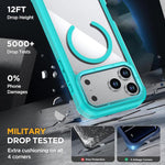 アクリル全面カバーマグネットスマホケース バッククリップ付き、iPhone 17 Pro Max用、iPhone 17 Pro用、iPhone 17用、iPhone Air用、iPhone 16 Pro Max用、iPhone 16 Pro用