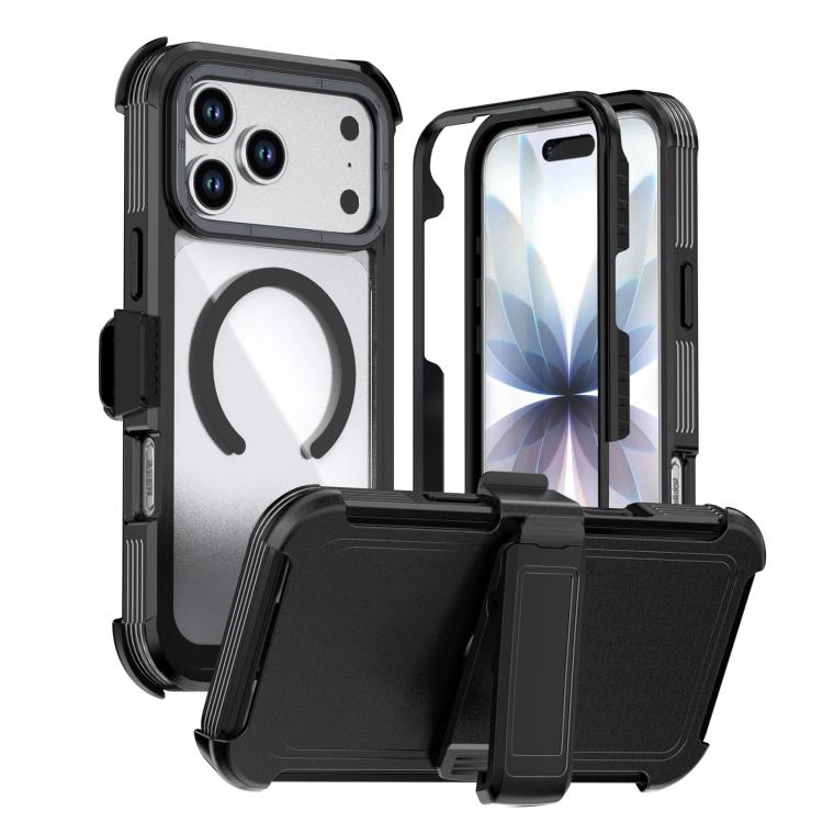 アクリル全面カバーマグネットスマホケース バッククリップ付き、iPhone 17 Pro Max用、iPhone 17 Pro用、iPhone 17用、iPhone Air用、iPhone 16 Pro Max用、iPhone 16 Pro用