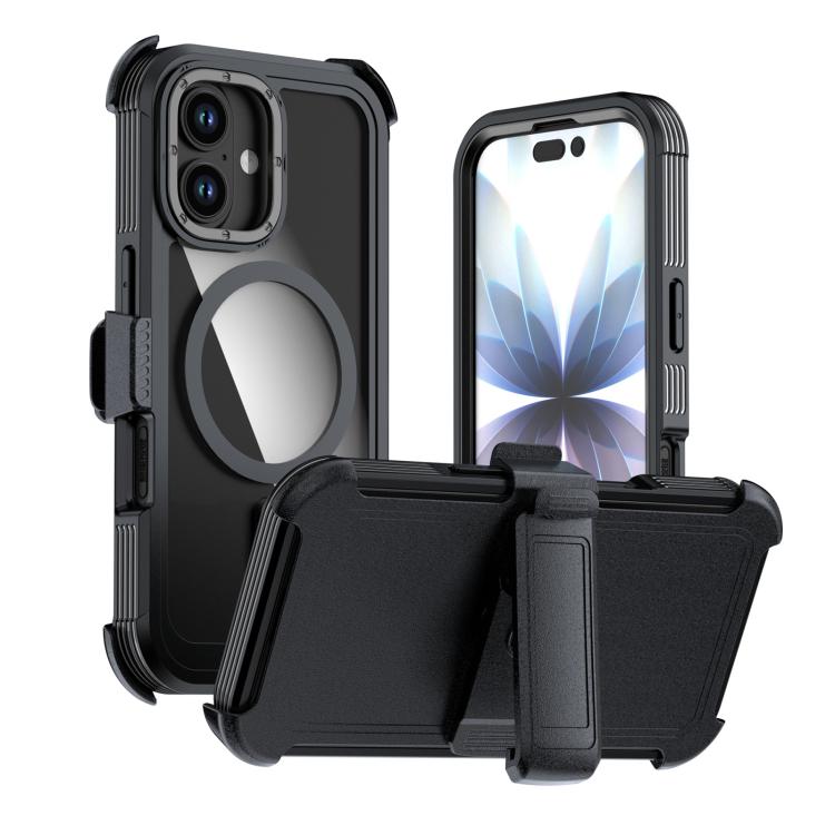 アクリル全面カバーマグネットスマホケース バッククリップ付き、iPhone 17 Pro Max用、iPhone 17 Pro用、iPhone 17用、iPhone Air用、iPhone 16 Pro Max用、iPhone 16 Pro用
