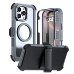 アクリル全面カバーマグネットスマホケース バッククリップ付き、iPhone 17 Pro Max用、iPhone 17 Pro用、iPhone 17用、iPhone Air用、iPhone 16 Pro Max用、iPhone 16 Pro用