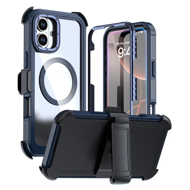 アクリル全面カバーマグネットスマホケース バッククリップ付き、iPhone 16 Plus用、iPhone 16用、iPhone 15 Pro Max用、iPhone 15 Pro用、iPhone 15 Plus / 14 Plus用、iPhone 15用