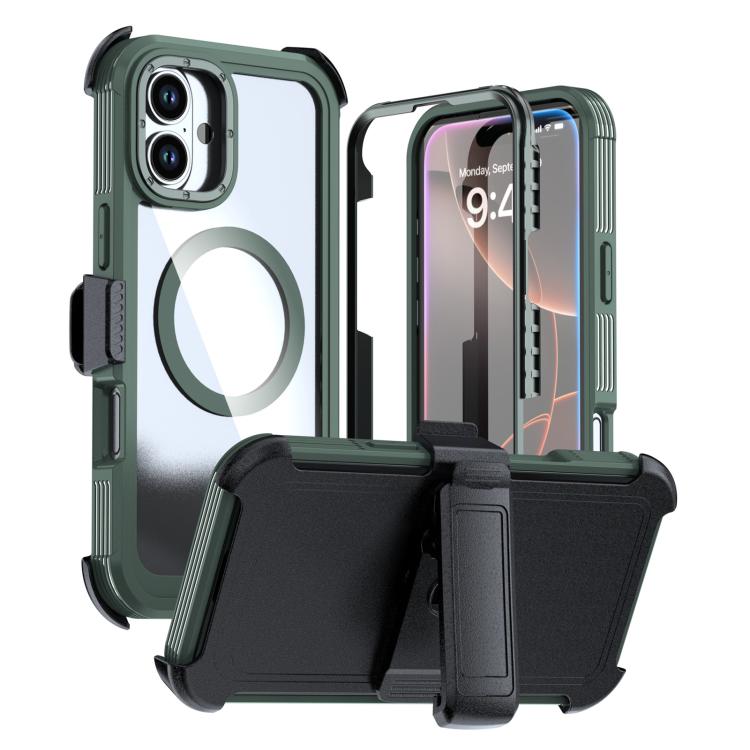 アクリル全面カバーマグネットスマホケース バッククリップ付き、iPhone 16 Plus用、iPhone 16用、iPhone 15 Pro Max用、iPhone 15 Pro用、iPhone 15 Plus / 14 Plus用、iPhone 15用