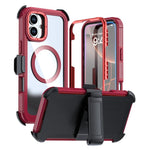 アクリル全面カバーマグネットスマホケース バッククリップ付き、iPhone 16 Plus用、iPhone 16用、iPhone 15 Pro Max用、iPhone 15 Pro用、iPhone 15 Plus / 14 Plus用、iPhone 15用