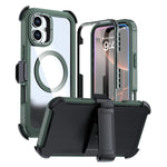 アクリル全面カバーマグネットスマホケース バッククリップ付き、iPhone 16 Plus用、iPhone 16用、iPhone 15 Pro Max用、iPhone 15 Pro用、iPhone 15 Plus / 14 Plus用、iPhone 15用