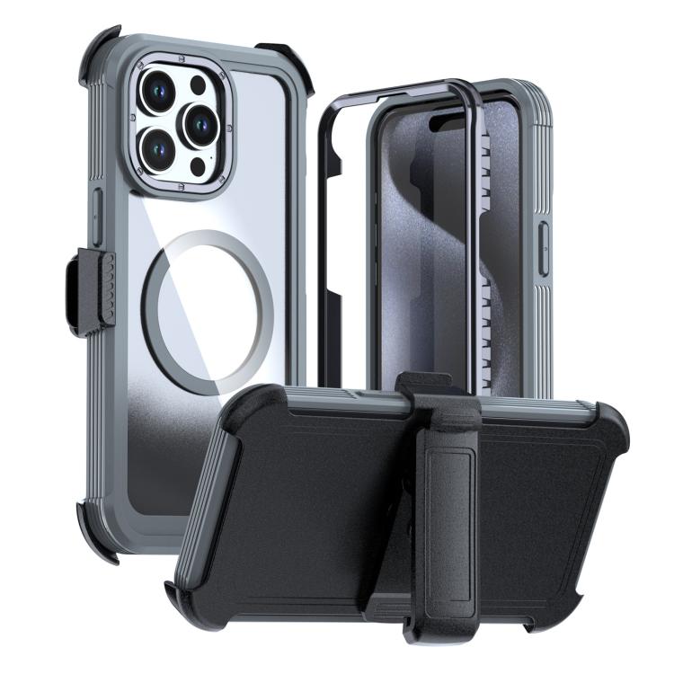 アクリル全面カバーマグネットスマホケース バッククリップ付き、iPhone 16 Plus用、iPhone 16用、iPhone 15 Pro Max用、iPhone 15 Pro用、iPhone 15 Plus / 14 Plus用、iPhone 15用