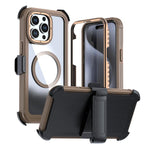 アクリル全面カバーマグネットスマホケース バッククリップ付き、iPhone 16 Plus用、iPhone 16用、iPhone 15 Pro Max用、iPhone 15 Pro用、iPhone 15 Plus / 14 Plus用、iPhone 15用