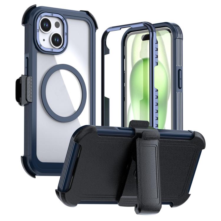 アクリル全面カバーマグネットスマホケース バッククリップ付き、iPhone 16 Plus用、iPhone 16用、iPhone 15 Pro Max用、iPhone 15 Pro用、iPhone 15 Plus / 14 Plus用、iPhone 15用