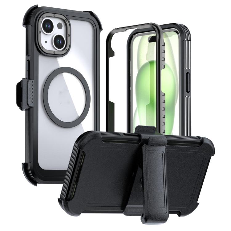 アクリル全面保護磁気スマホケース バッククリップ付き iPhone 14 / 13用、iPhone 14 Pro用、iPhone 14 Pro Max用、iPhone 13 Pro Max用、iPhone 13 Pro用、iPhone 12 / 12 Pro用