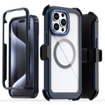 アクリル全面保護磁気スマホケース バッククリップ付き iPhone 14 / 13用、iPhone 14 Pro用、iPhone 14 Pro Max用、iPhone 13 Pro Max用、iPhone 13 Pro用、iPhone 12 / 12 Pro用