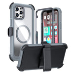 アクリル全面保護磁気スマホケース バッククリップ付き iPhone 14 / 13用、iPhone 14 Pro用、iPhone 14 Pro Max用、iPhone 13 Pro Max用、iPhone 13 Pro用、iPhone 12 / 12 Pro用