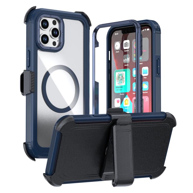 アクリル全面保護磁気スマホケース バッククリップ付き iPhone 14 / 13用、iPhone 14 Pro用、iPhone 14 Pro Max用、iPhone 13 Pro Max用、iPhone 13 Pro用、iPhone 12 / 12 Pro用
