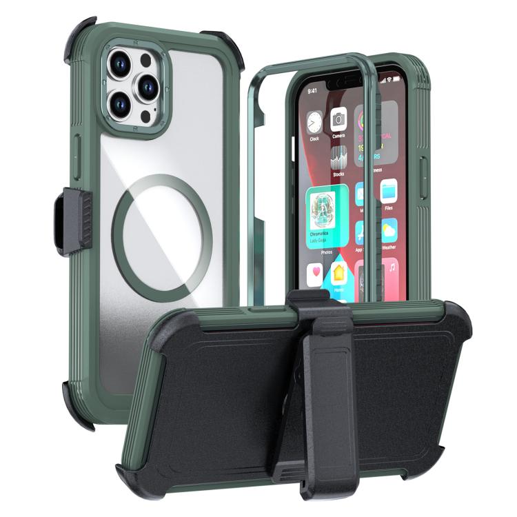 アクリル全面保護磁気スマホケース バッククリップ付き iPhone 14 / 13用、iPhone 14 Pro用、iPhone 14 Pro Max用、iPhone 13 Pro Max用、iPhone 13 Pro用、iPhone 12 / 12 Pro用
