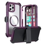 アクリル全面保護磁気スマホケース バッククリップ付き iPhone 14 / 13用、iPhone 14 Pro用、iPhone 14 Pro Max用、iPhone 13 Pro Max用、iPhone 13 Pro用、iPhone 12 / 12 Pro用