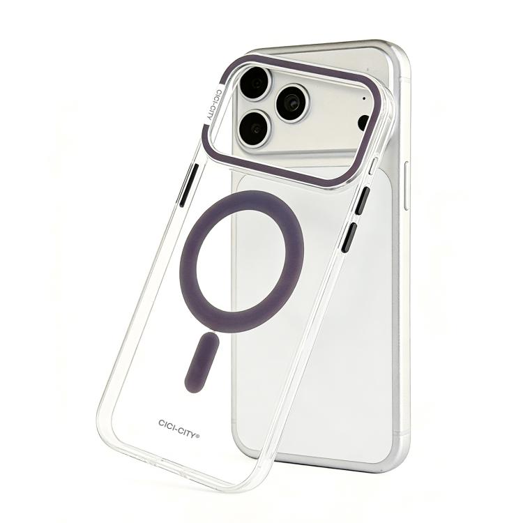 CICI-CITY自己修復透明IMDマグネットスマホケース、iPhone 17 Pro Max用、iPhone 17 Pro用