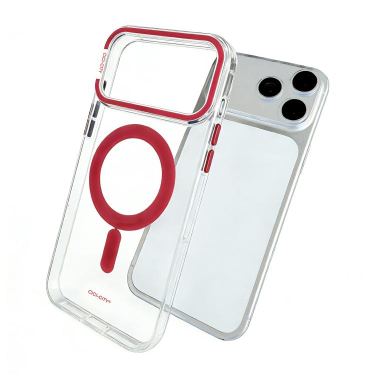 CICI-CITY自己修復透明IMDマグネットスマホケース、iPhone 17 Pro Max用、iPhone 17 Pro用