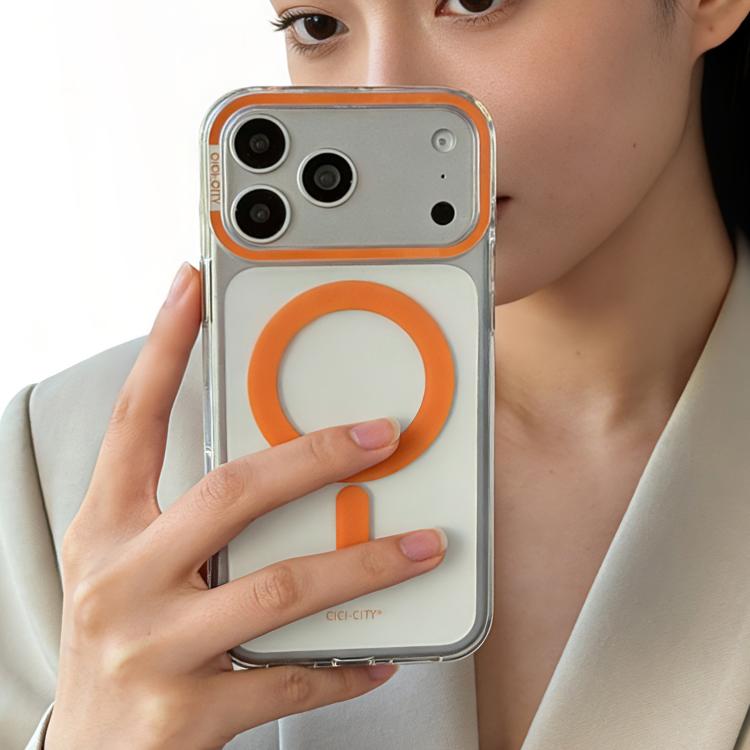 CICI-CITY自己修復透明IMDマグネットスマホケース、iPhone 17 Pro Max用、iPhone 17 Pro用