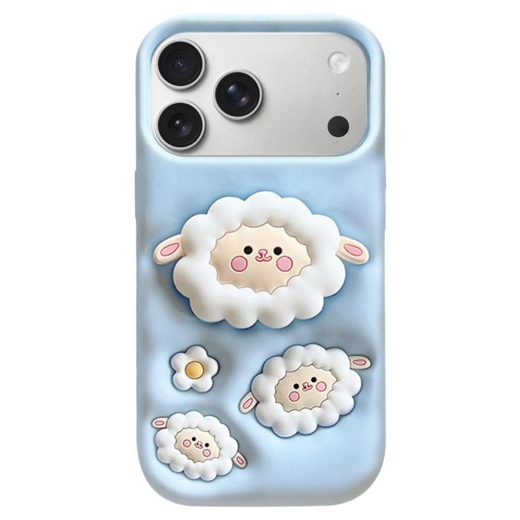 3Dカートゥーンホルダー 全面保護 衝撃吸収シリコンスマホケース、iPhone 17 Pro Max用、iPhone 17 Pro用、iPhone 17用、iPhone 16 Pro Max用、iPhone 16 Pro用、iPhone 16用、iPhone 15 Pro Max用、iPhone 15 Pro用、iPhone 15用、iPhone 14用