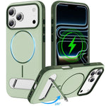 ツートンカラー 模造オリジナル 磁気スマホケース ホルダー付き、iPhone 17 Pro Max用、iPhone 17 Pro用