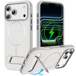 ツートンカラー 模造オリジナル 磁気スマホケース ホルダー付き、iPhone 17 Pro Max用、iPhone 17 Pro用